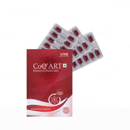 CoQ ART Resveratrol and Ubiquinol Tablet